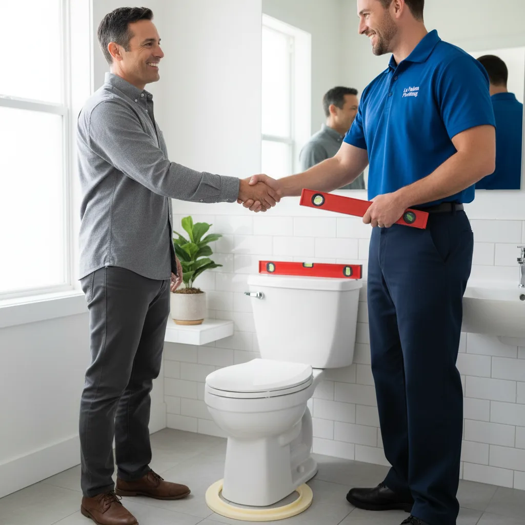 Toilet Repair and Installation work in progress